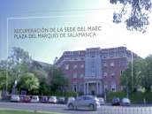 Vídeo presentación proyecto rehabilitación d ela antigua sede del Ministerio de Asuntos Exteriores y Cooperación