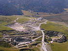 Vista aérea del Parque arqueológico de Segóbriga