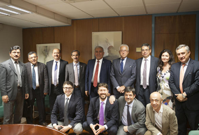Imagen de familia tras la reunión de la delegación turca con el Presidente del Grupo Tragsa