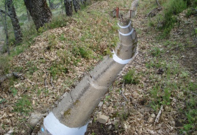 Mejora sistema de riego en Puebla de la Sierra