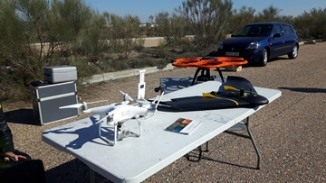 Drones con los que trabaja el Grupo Tragsa