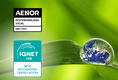 Certificado AENOR IQNET SR10