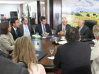Imagen del encuentro con las autoridades de Tocantins.