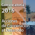 Elección de Acciones de Cooperación al Desarrollo 2016