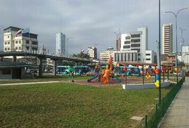Parque Huancavilca en Guayaquil (Ecuador)