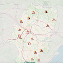 Nuevo sistema informático para conocer las incidencias de la red de carreteras en Aragón