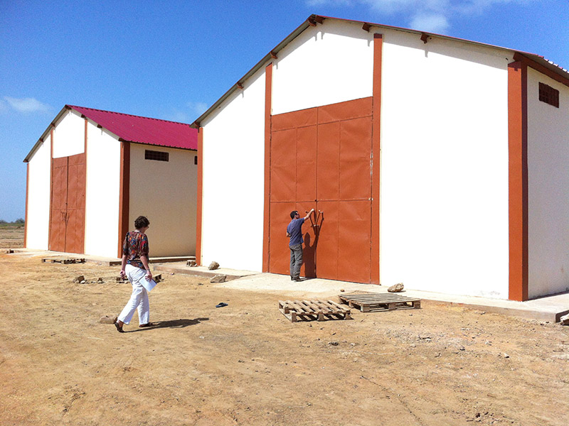 Silo de almacenaje en la región de Saint Louis