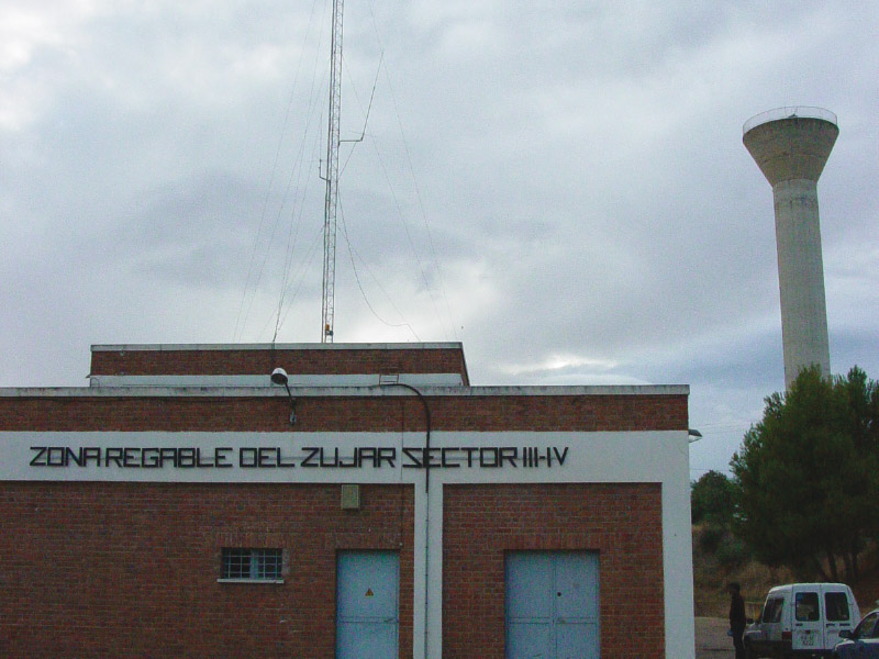 Edificio de la zona regable