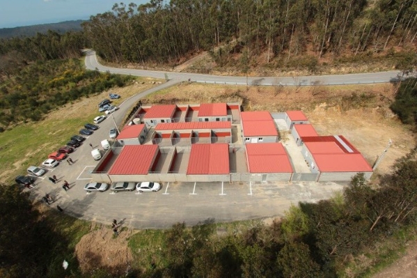 View from above of the center