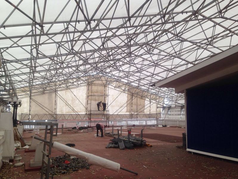 Provisional roof