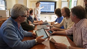 Participantes en un curso de capacitación