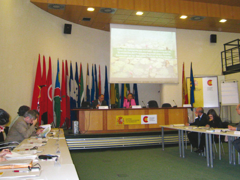 Reunión de los miembros participantes en el programa