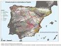 Mapa de España con las rutas no motorizadas