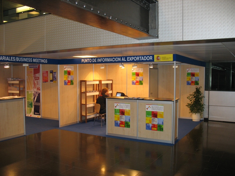 Stand del Ministerio de Agricultura Productos ganaderos en los mercados exteriores