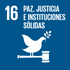 Icono del objetivo de desarrollo sostenible 16 - Paz, justicia e instituciones sólidas