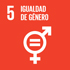 Icono del objetivo de desarrollo sostenible 05 - Igualdad de género