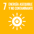 Icono del objetivo de desarrollo sostenible 07 - Energía asequible y no contaminante