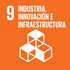 Icono del objetivo de desarrollo sostenible 09 - Industria, innovación e infraestructuras