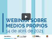 Webinar sobre medios propios