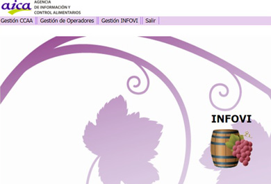 Portal de AICA para la gestión del sistema INFOVI. 