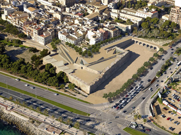 Vista general del Paseo de Ronda rehabilitado. 