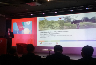 Acto de presentación del catálogo de sostenibilidad en la innovación.