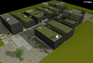 Proyecto en 3D de innovación para la gestión de lluvias. 