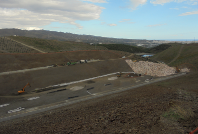 Vista panoramica de las obras del Plan Guaro