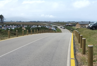 Espacio usado como parking para los visititantes de la Playa de las Catedrales