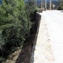 Reparación de caminos afectados por lluvias en Castellón