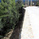 Reparación de caminos afectados por lluvias en Castellón