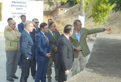 Visita de los responsables a las obras
