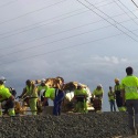 Tiempo récord en la reparación de las vías de la línea de alta velocidad