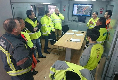 El operativo trabaja para garantizar la seguridad ciudadana. 