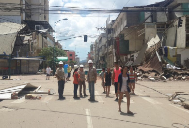 Técnicos y personal especializado del grupo Tragsa en Ecuador