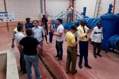 Instantánea recogida durante las visitas al interior de las instalaciones