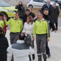 Susana Díaz visita las instalaciones del Grupo de Emergencias de Andalucía