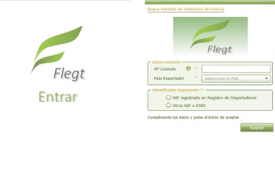 Aploicación para el Sistema FLEGT