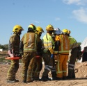 Simulacro de accidente aéreo en el aeropuerto de Alicante
