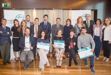 Representantes de las empresas premiadas 