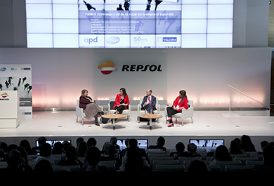 Elvira Rodríguez durante la jornada Retos-CEO de SERES