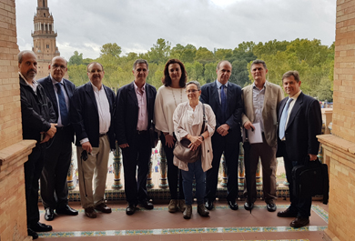 Representantes de la DG de patrimonio y del Grupo Tragsa