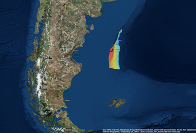 Imagen datos Patagonia del ARA San Juan