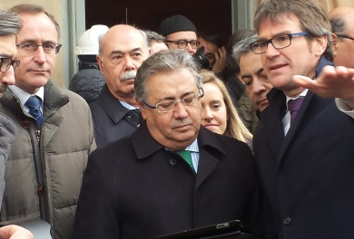 Visita de Zoido al Centro Memorial de las Víctimas del Terrorismo (Vitoria)
