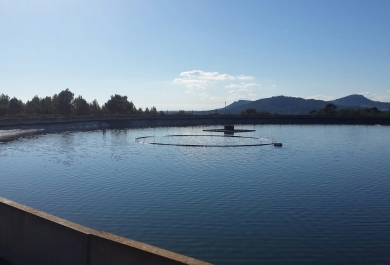 Sistema de regadío con aguas residuales en Islas Baleares