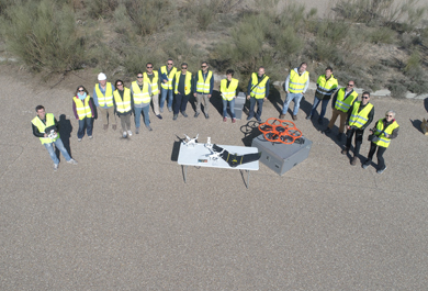 Vuelo de dron