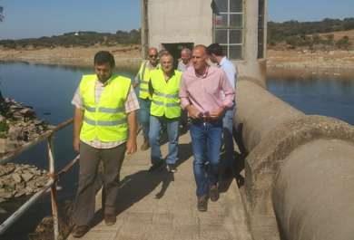 Visita zona regable Piedra Aguda