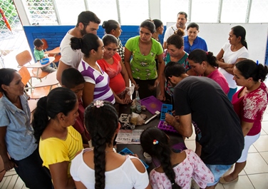 Mujeres beneficiarias del proyecto de Acción contra el Hambre "Mujeres en Acción"