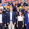​Los Reyes Visitan los municipios afectados por las inundaciones en Levante