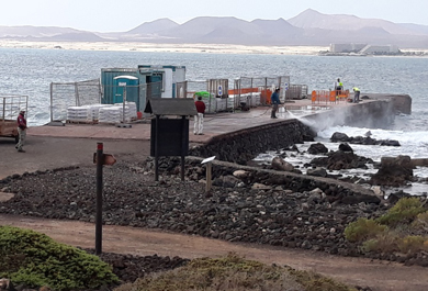 Muelle de Lobos en el puerto de Las Palmas